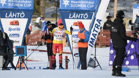 Maastohiihdon Suomen Cup, lähtö Maastohiihdon Suomen Cupin lähtö Imatralla