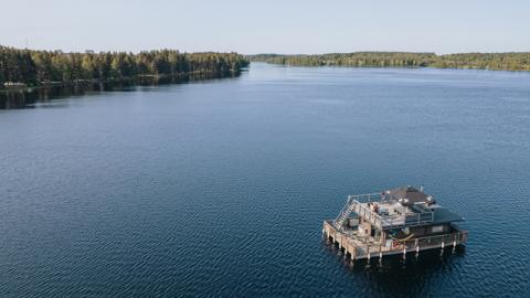 Saunalautta Vuoksella