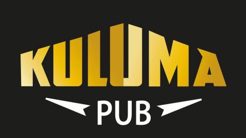 Mustalla taustalla teksti Kuluma Pub