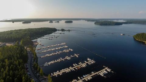 Satamanäkymä