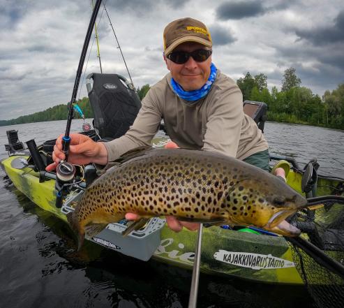 Kalastaja lähikuvassa